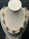 Golden Elegance Beaded Necklace